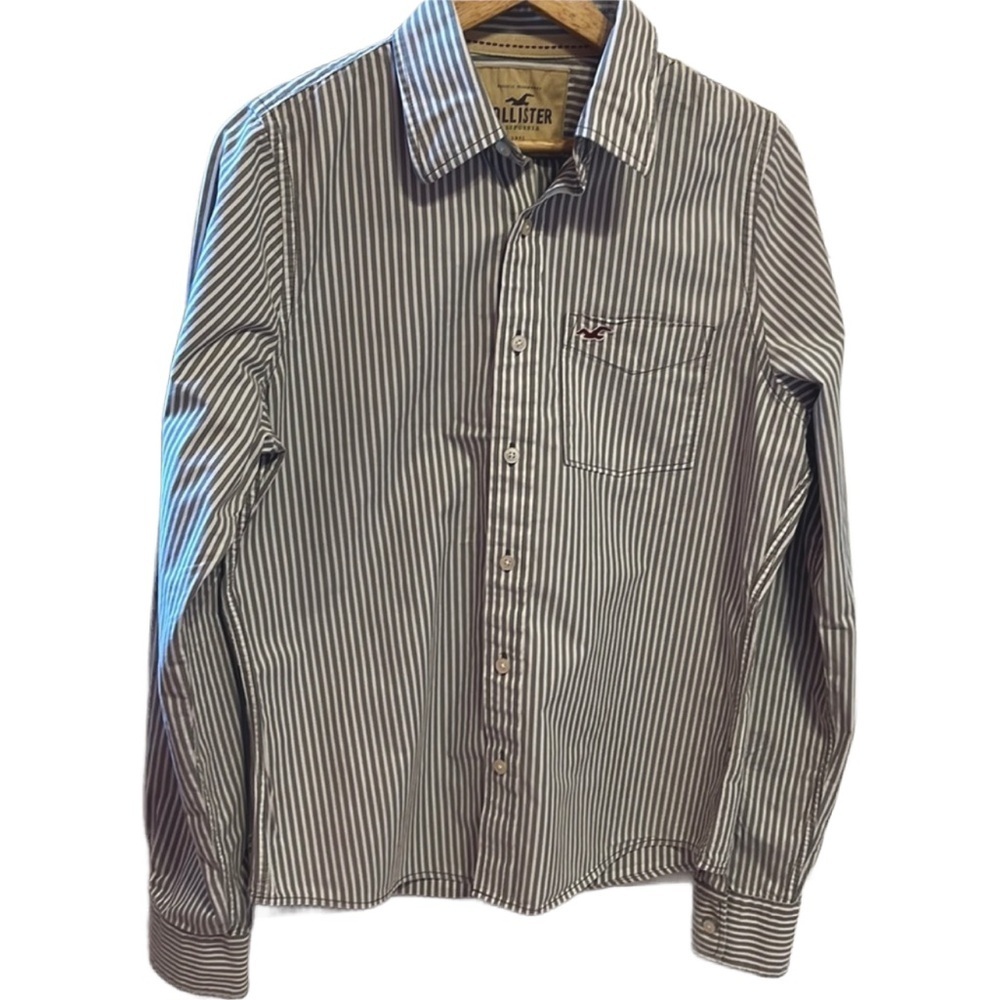 Hollister California mens long sleeve shirt size M GUC…
